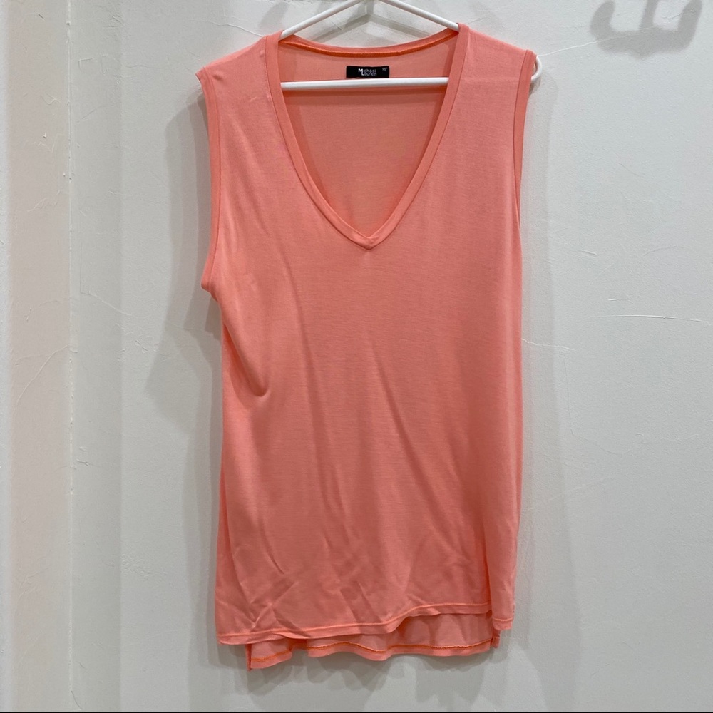 Michael Lauren Oink/Orange Muscle Tank - XS